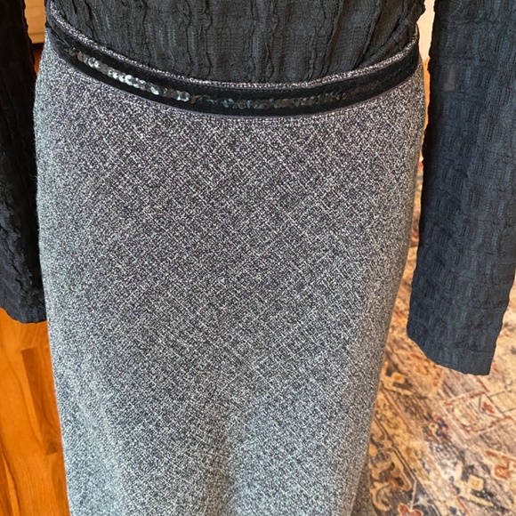 Richard Malcolm Skirt with Touches of Sequin and Lace - Size 10 - Picture 3 of 10